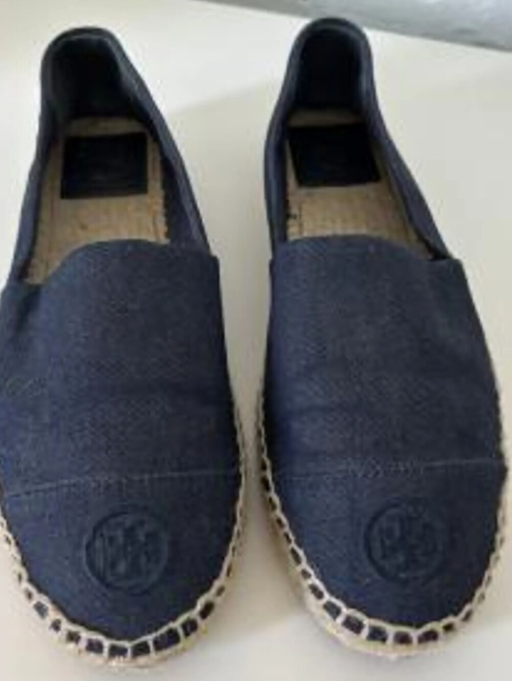 Tory Burch Denim Espadrille Flats. Size 5.5 - Picture 12 of 12